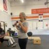 Marie working out at Northglenn Health and Fitness