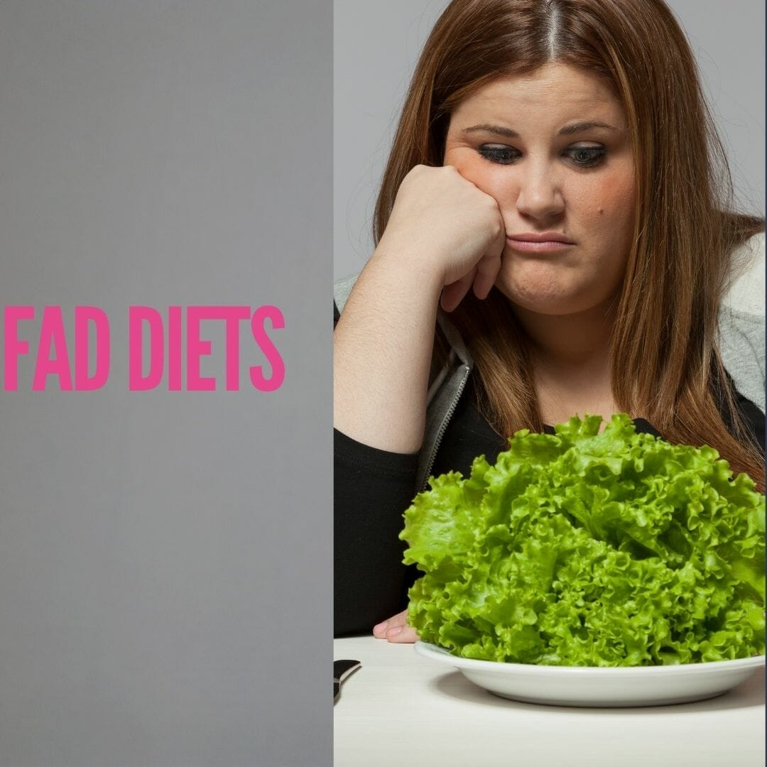 woman unhappy with her fad diet