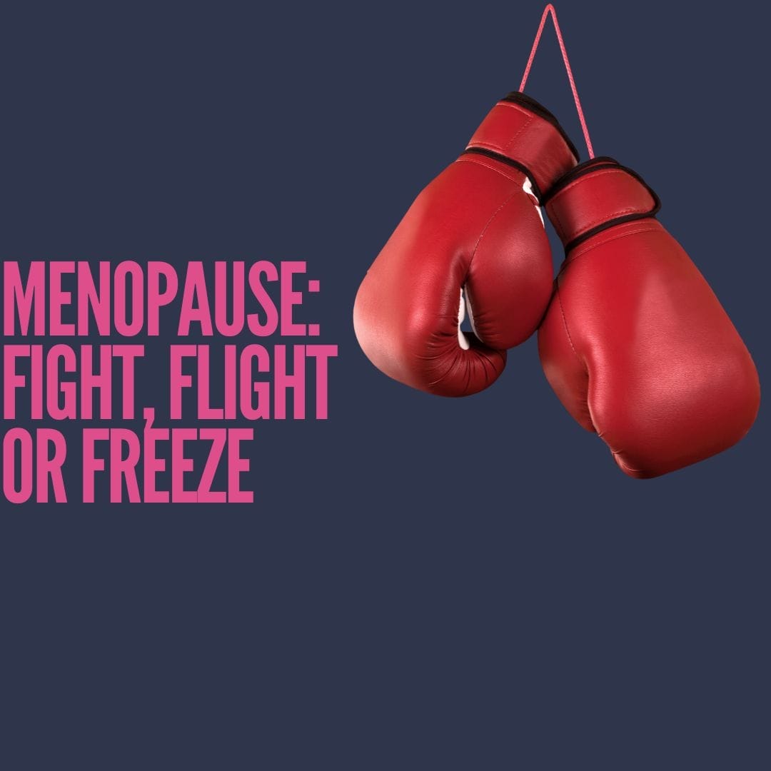 boxing gloves ready to fight menopause