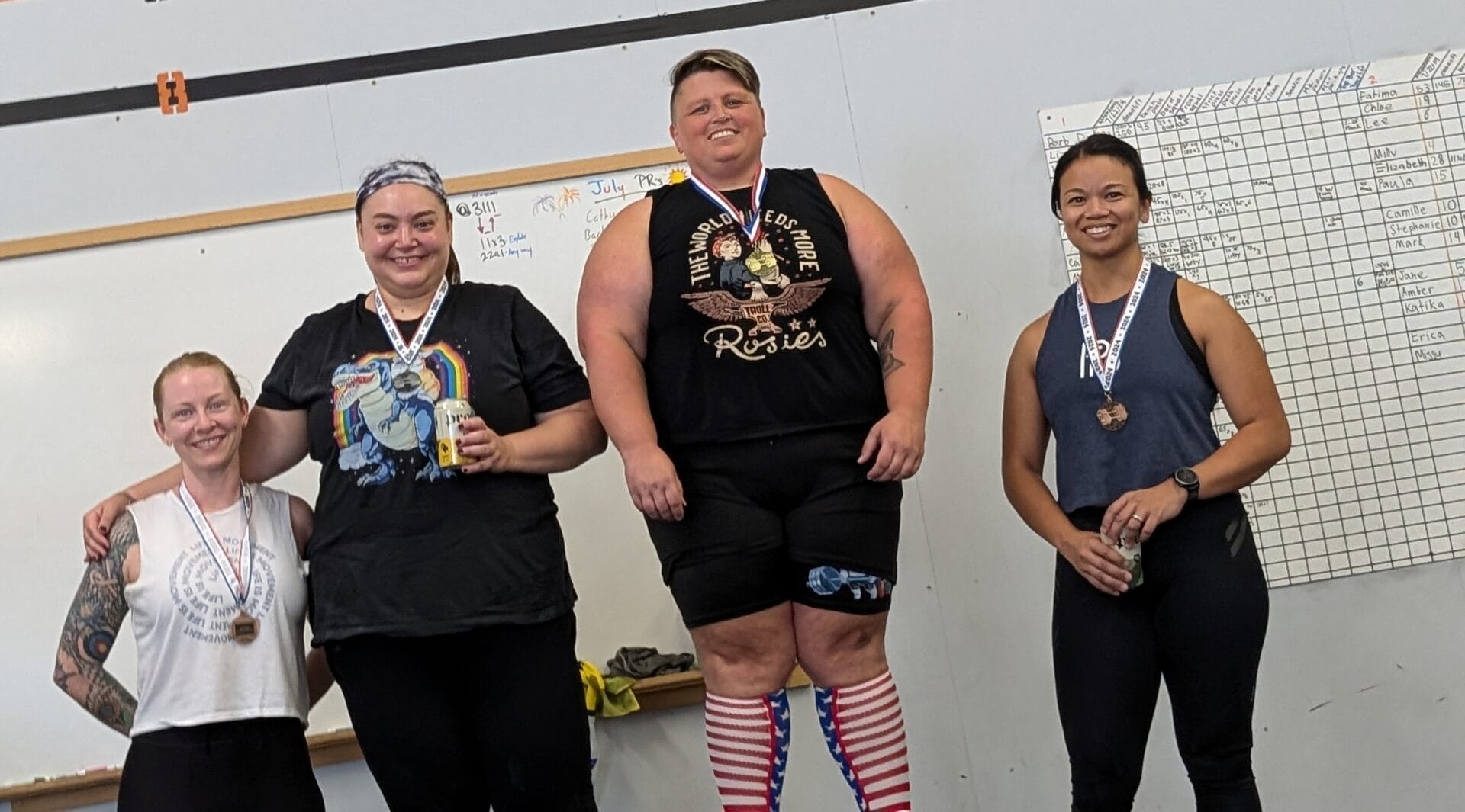 deadlifts and donuts 2024 womens winners